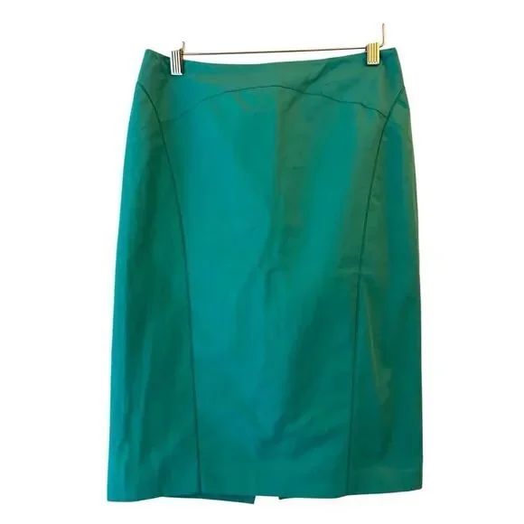 Lafayette 148 button up shirt sz 0 and a pencil skirt sz 2 set career preppy - Picture 4 of 16
